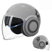 Casque de vélo électrique unisexe certifié DOT, coque en ABS, fermeture rapide, double visière, taille unique, toutes saisons, polyvalent