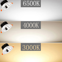 Spot LED encastré COB 5W 10W 15W pour éclairage intérieur domestique, projecteur LED, spot