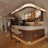 Meubles de design d'intérieur pour café, bar, restaurant, banquette d'angle, canapé, chaise et table pour café, restaurant