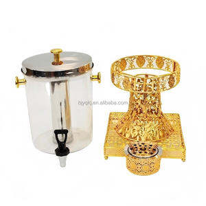 Distributeur de boissons 8L Royal Gold gaufré pour mariages, hôtels et services de restauration de petites entreprises – Serveur de jus de fruits, limonade et boissons froides - Product Image 6