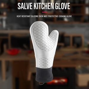 Guanto da Cucina Salve Resistente al Calore in Silicone, Guanto Protettivo per Forno e Cucina - Product Image 3