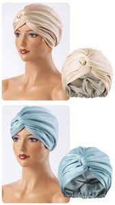 Adjustable Silk Satin Bonnet Sleeping Wrap Double Layer Sleep Cap Night Turban for Large Long Curly Braid Women Hair - Product Image 3