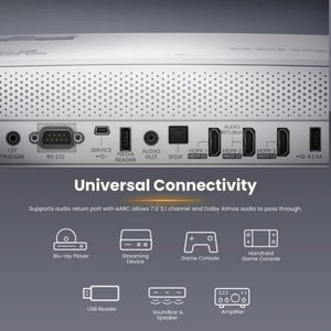 <span class=keywords><strong>BenQ</strong></span> TK860i 4K HDR akıllı ev sineması projektörü LED canlı Android TV ve Netflix akışı ile - Product Image 3