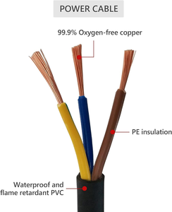 무료 샘플 미국 표준 미국 Ac 10A Nema 5-15P 미국 전원 코드 3 핀 플러그 컴퓨터 모니터 용 3 핀 전원 케이블 - Product Image 4