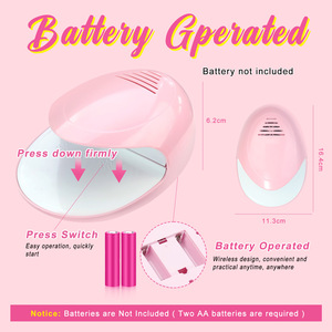 Portable Battery Powered Fan Nail Dryer Gel Polish Air Blower Touch Sensor <b>Timer</b> Plastic EU <b>Plug</b> Quick Dry Manicure Tool - Product Image 3