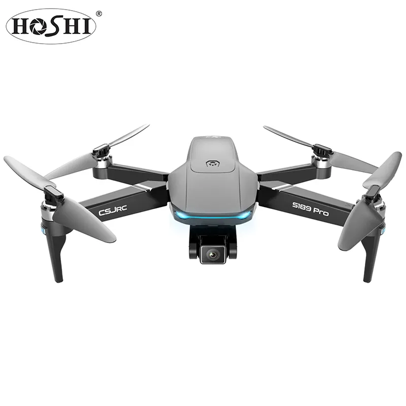 HOSHI S189 PRO GPS Drone with 4K Camera Brushless Quadcopter 5G Wifi FPV Follow Surround Fly 25mins Flight Time Dual Camera Dron