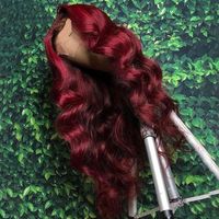 Peluca de Cabello Remy Indio con Frente de Encaje Suizo Transparente HD de Grado 12A, Peluca de Ondas Profundas Sueltas, Cabello Virgen Brasileño