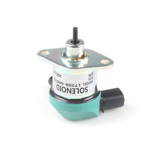Válvula Solenoide de Apagado Manual de 12V, Kubota 17208-60015, Interruptor de Seguridad, Aguja Personalizable para Gas, para Uso Transfronterizo - Product Image 1