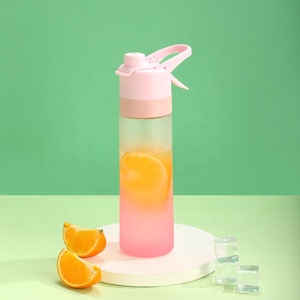 Bouteille d'eau colorée avec couvercle rebondissant tasse givrée de rappel d'échelle de temps avec thermos pour l'extérieur verres avec logo personnalisé de vente chaude - Product Image 6