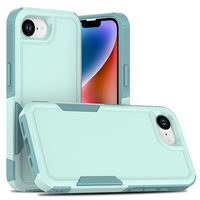 Coque de téléphone portable pour iPhone 17e, coque antichoc colorée pour iPhone, coque blindée 2 en 1 en PC et TPU