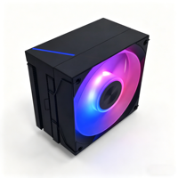 4HB-12B1-9YLDG3 CPU Cooler 120mm ARGB PWM Fan 4 Heatpipes Air Cooler for Intel LGA 1700 1851 AMD AM5 AM4 Gaming PC Fan