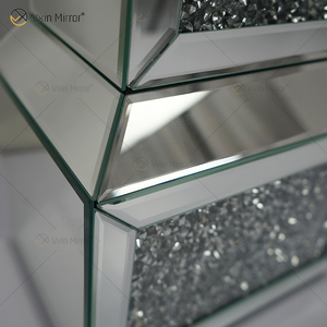 <span class=keywords><strong>Horloge</strong></span> à pendule élégante en argent avec diamants écrasés, style européen, <span class=keywords><strong>horloge</strong></span> à miroir, <span class=keywords><strong>horloge</strong></span> à pendule élégante en argent pour salon - Product Image 6
