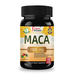 Fabricant de compléments alimentaires à base de maca en marque privée, extrait de racine de maca 1900 mg pour soutenir l'énergie, 150 capsules de racine de maca pour hommes - Product Image 6