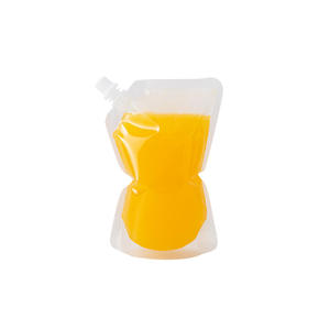Pochettes souples écologiques jetables à large ouverture avec bec verseur, transparentes, pour jus, impression offset, taille personnalisée, pour eau - Product Image 5