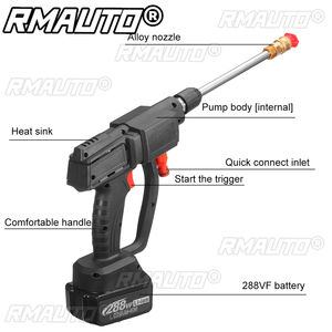 Nettoyeur haute pression sans fil 12000mAh, pistolet à eau, buse à eau sous pression pour lavage de voiture, machine de nettoyage pour batterie Makita 18V - Product Image 4