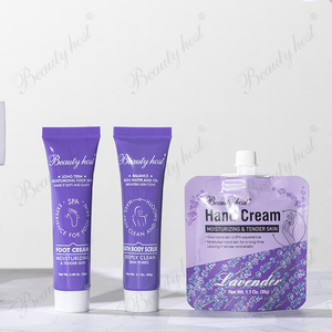Ensemble de soins de la peau coréen lavande gommage corporel soins de la peau bain beauté ensembles de soins de la peau gommage corporel crème pour les mains crème pour les pieds brillant ensemble de soins - Product Image 6