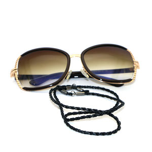 Lunettes de soleil en <span class=keywords><strong>cuir</strong></span> tressé pour femmes, chaîne torsadée, verres de lecture, bracelet en <span class=keywords><strong>cuir</strong></span>, offre spéciale - Product Image 2