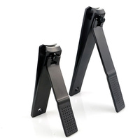 Ensemble de manucure WELLFLYER NC-279 personnalisé très vendu en acier inoxydable coupe-ongles orteil coupe-ongles ensemble coupe-ongles noir