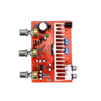 YOINNOVATI FFYY-12V Carte d'amplificateur audio TDA7377 2x 40W Module amplificateur stéréo 2.0 canaux pour haut-parleur d'étagère de 3 à 6 pouces DIY