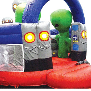 Casa Inflable Combinada con Diseño de Estación Espacial de Grado Comercial, Directo de Fábrica, Inflable con Temática Espacial para Fiestas Infantiles - Product Image 5