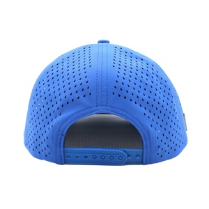 Gorra Deportiva Personalizada de Dos Tonos, 5 Paneles, 100% Algodón, Malla Perforada con Logotipo, Corte Láser, Resistente al Agua, para Ciclismo - Product Image 4