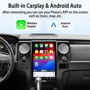 14.4 Inch Qualcomm Android 13 Car Radio for Ford F150 2013-2014 Auto Stereo Wireless Carplay GPS Navigation Multimedia <b>Player</b> - Product Image 3