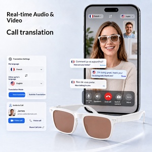 Lentes Inteligentes M15 con Videollamada, Traducción en Tiempo Real, Foto Remota, Asistente de Voz con IA - Product Image 4