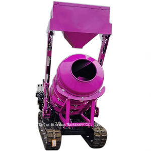 Mesin mixer beton/mixer beton dengan mesin pompa diesel/Mixer beton mortar semen tipe crawler Mini - Product Image 3