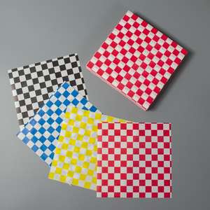 Household Products PE Coated <b>Paper</b> Custom Size <b>Printed</b> Plaid Greaseproof <b>Paper</b> for Cooking - Product Image 6