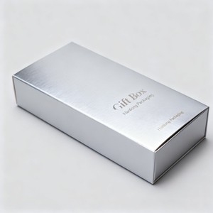 Luxury Silver/gold Card Paper Box for Gift Digital Printing Paper Box for Gift Biodegradable Fashion Gift Paper Box - Product Image 1