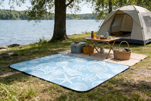 Tapis de camping en plastique PP multi-usages, facile à nettoyer, pour l'extérieur, vente en gros d'usine - Product Image 6