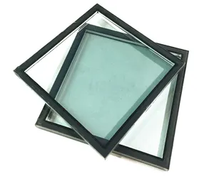 Separador de aluminio de argón de aire, vidrio aislado de 6mm, 9mm, 12mm, vidrio de ventana de doble acristalamiento a prueba de sonido