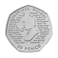 Moneda Conmemorativa de 50 Peniques de Sherlock Holmes, Moneda de Valor de 50p, Gran Venta en eBay