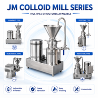 Broyeur colloïdal industriel en acier inoxydable série JM, machine de broyage haute efficacité, finesse réglable, pour produits chimiques, peintures, pigments