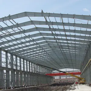 Construção de aço para construção de armazéns, construção pré-fabricada