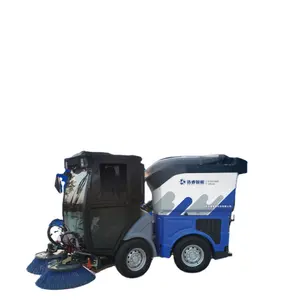 Professional Manufacture auto dumping electric road sweeper Sanitation Rechargeable Street Industrial Road Sweepers