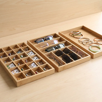Plateaux à bijoux personnalisés avec logo, tailles 8, 12, 24, 30 pour lunettes, diamants, bracelets - Boîtes à bijoux haut de gamme