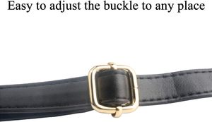 BEAULEGAN Purse Chain <b>Strap</b> Adjustable <b>Replacement</b> For Shoulder Crossbody <b>Bag</b> Inches Black Gunmetal - Product Image 4