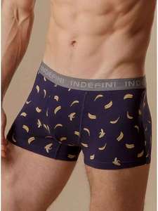 Boxers pour hommes respirants et antibactériens, coupe douce et agréable pour la peau, imprimé <span class=keywords><strong>banane</strong></span>, taille mi-haute, sous-vêtements en coton et élasthanne, ODM - Product Image 3