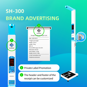 Báscula de Peso Operada con Monedas, Báscula Ultrasónica para Medir Altura, Peso y Composición Corporal - Product Image 2