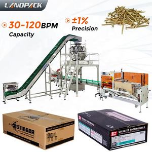 Metaalpennen, moeren, bouten, schroeven, korrelvormige hardware, fittingen, kartonnen vullijnmachine - Product Image 1