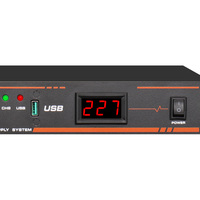 GTSVSOMA AS208 Secuenciador Profesional de 10 Canales y 6000W de Alta Potencia con Pantalla Retroiluminada Metálica, Diseño Ligero y Voltaje Universal