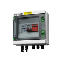 Boîtier de Combinaison Solaire IP65 Haute Qualité 500V 1000V 1 Entrée 1 Sortie pour Système de Panneaux Solaires