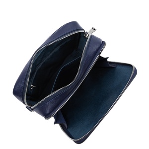 Logo personnalisé Oem Odm sacs de luxe en cuir pour hommes de haute qualité pour les voyages en plein air sac à bandoulière en cuir imperméable <span class=keywords><strong>bleu</strong></span> <span class=keywords><strong>marine</strong></span> pour hommes - Product Image 3