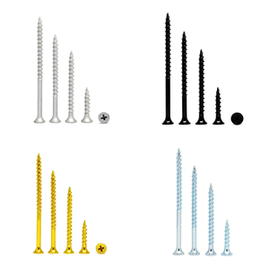 Kích Thước Tùy Chỉnh Bán Buôn 304 Thép Không Gỉ Tự Khai Thác Vít Chữ Thập Chìm Đầu Phẳng Sàn Vít Thép Carbon Cho Gỗ - Product Image 2