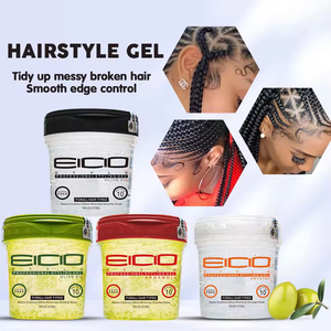 <span class=keywords><strong>Gel</strong></span> Coiffant Professionnel sans Alcool Éco à l'Huile d'Olive de Marque Privée pour Tous Types de Cheveux, 236 ml en Gros - Product Image 1