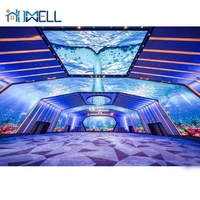 Écran d'affichage LED panneau d'affichage Transparent, panneau mural vidéo d'intérieur et d'extérieur
