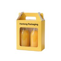 Boîtes d'emballage pour boissons étanches Ching TA avec poignée, fenêtre, pelliculage mat, doublure en éponge, logo personnalisé