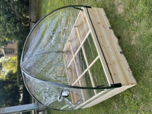 حوض زراعة خشبي كبير طبيعي اللون للحديقة والفناء الخلفي XWP013 - وعاء خارجي لزراعة الخضروات والأزهار للمنزل والمشاتل - Product Image 4