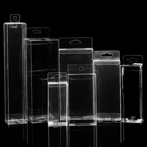 Tùy chỉnh <span class=keywords><strong>PVC</strong></span> Pet PP nhựa rõ ràng bao bì hộp trong suốt hộp quà tặng cho điện tử hộp mỹ phẩm - Product Image 2